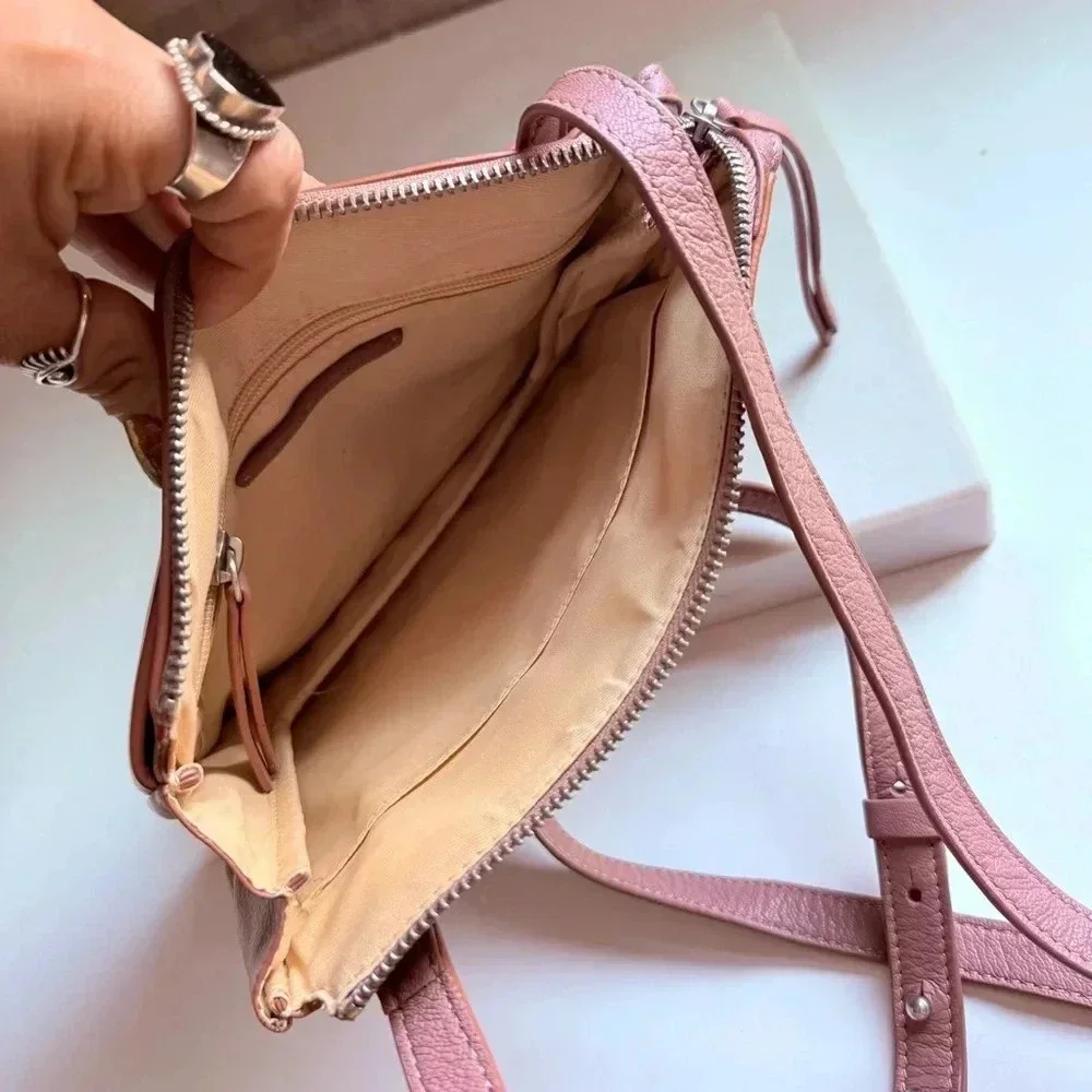 NWOT Lucky Brand Biro Leather Crossbody